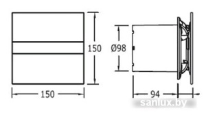 Вытяжной вентилятор CATA E-100 G фото 2