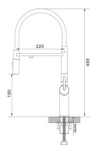 Кухонная мойка Roxen Simple PVD (оружейная сталь) с коландером, дозатором и смесителем Rose R458T, 50х48, оружейная сталь