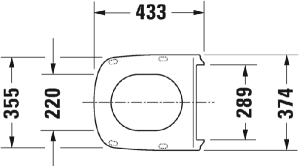 Сиденье для унитаза Duravit ME by Starck Soft Close 0020190000