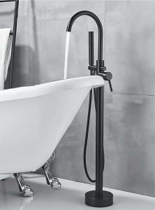 Смеситель для ванны Boch Mann Braies Matt Black BM8921 напольный