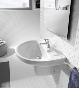 Смеситель для умывальника Roca Victoria L 5A3J25C0M с донным клапаном