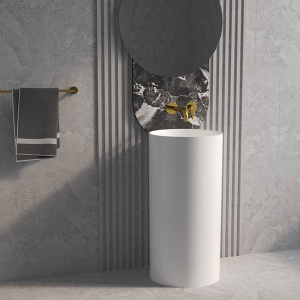 Умывальник Whitecross Altar белый матовый Solid Surface