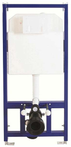 Комплект инсталляции Berges Novum 525 c черной кнопкой и унитазом Roxen Antares Tornado 530185-02 Rimless Soft Close, L5, черный матовый