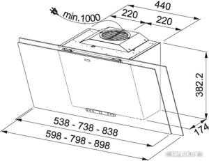 Кухонная вытяжка Franke Maris 2.0 FMA 2.0 907 WH 330.0549.978 фото 1