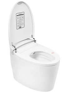 Умный приставной унитаз Brunnen WAL BW-2502 Auto open/close с функцией биде