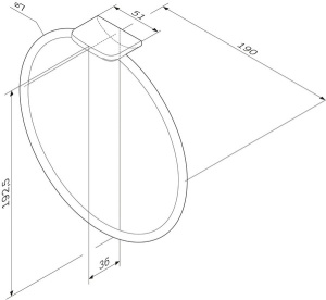 Держатель для полотенец AM.PM Inspire 2.0 A50A34400
