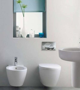 Подвесной унитаз Ideal Standard Connect AquaBlade E047901 безободковый с сиденьем Soft-close E712701