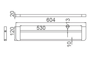 Держатель для полотенец Gerhans 27009