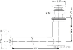 Сифон Prevex EasyClean Premium ECP-C4NR3-01EU фото 1
