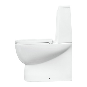 Напольный унитаз Sanita Luxe Infinity SL DM Slim (с крышкой SoftClose), белый