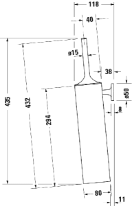 Ершик для унитаза Duravit Starck T 0099461000