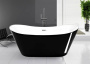 Акриловая ванна Calani Lotus White Black