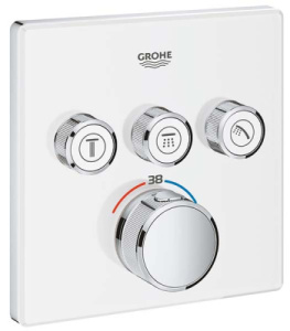 Смеситель встраиваемый Grohe Grohtherm SmartControl	29157LS0 термостатический, белая луна
