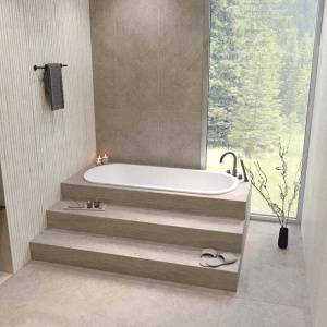 Ванна из искусственного камня Whitecross Jess белый матовый Solid Surface, 160х71, белый матовый Solid Surface