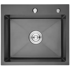 Кухонная мойка Wisent WS-35044B+WW405B+W302644B с коландером и дозатором