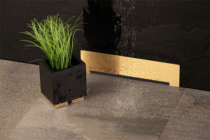 Душевой трап Pestan Confluo Wall Gold золотой глянцевый