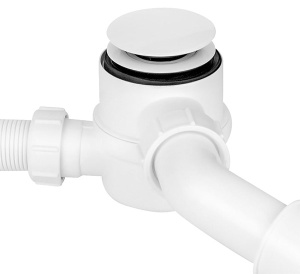 Сифон для ванны McAlpine HC2600CL-WH Click Clack
