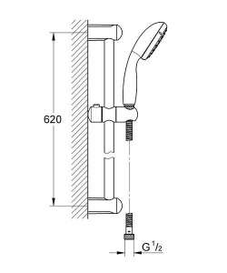 Душевой гарнитур Grohe New Tempesta 100 27924000
