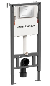 Инсталляция для подвесного унитаза CeramicaNova Balance CN121002CH 3 в 1