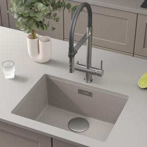Кухонная мойка Roxen Gap 360270-54SG Storm Gray