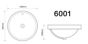 Умывальник Axus 6001