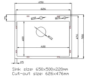 Кухонная мойка Stellar S6550NB Decor с коландером и дозатором