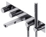 Смеситель встраиваемый Omnires Contour CT8037/1CR (2 функции) для ванны и душа