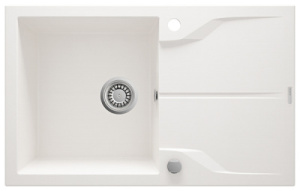 Кухонная мойка Deante Andante Flush ZQN-A11F / ZQN-G11F / ZQN-S11F / ZQN-T11F, 78х49/алебастр