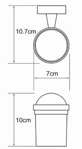 Стакан Wasserkraft Isen K-4028