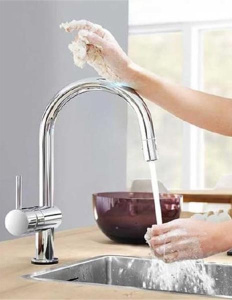 Смеситель для кухонной мойки Grohe Minta Touch 31358002 / 31358DC2 сенсорный, хром