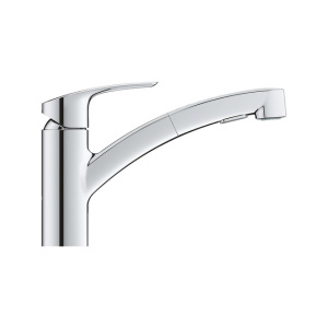 Смеситель для кухонной мойки Grohe Eurosmart 30305001 / 30305DC1 с выдвижным изливом, хром