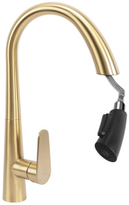 Смеситель для кухонной мойки Rea Ross gold matt REA-B5312