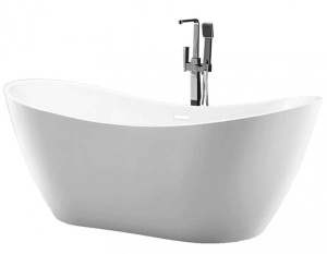 Акриловая ванна Calani Lotus White, 170х80