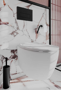 Ершик для унитаза Deante Silia Nero ADI N712