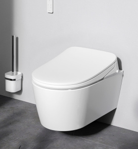 Подвесной унитаз AM.PM Func FlashClean C8F1702SC с электронной крышкой-биде