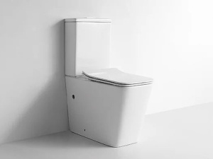 Напольный унитаз CeramaLux 2170AXMW безободковый, белый