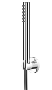 Душевая лейка со шлангом Whitecross SET50MICROCR / SET50MICRONIB, хром