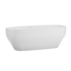 Ванна из искусственного камня Belux Арго АР-1750 белый матовый Solid Surface