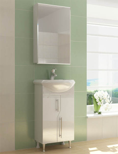 Шкаф-зеркало Vigo Grand 450 / 500, 45х71, белый