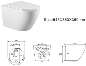 Подвесной унитаз Grado GD-W213R matt
