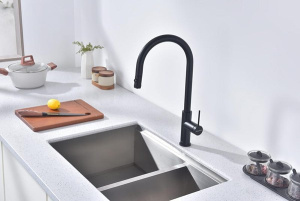 Смеситель для кухонной мойки Paulmark Galant Ga213077-AN с подключением к фильтру воды