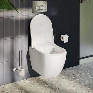 Подвесной унитаз Vitra Mia Round SmoothFlush 7510B003-0075+110-003-019