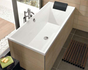 Квариловая ванна Villeroy & Boch Squaro