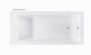 Ванна из искусственного камня Astra-form Нейт Solid, 170х70