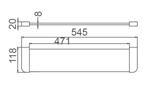 Полка Gerhans 27007B