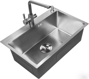 Кухонная мойка Avina HM7048 с коландером и дозатором