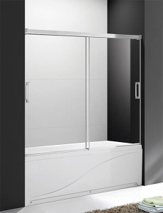 Душевая шторка на ванну Cezares Tandem-Soft VF-2, 160х145, прозрачный
