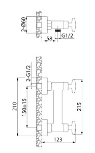 Смеситель для душа Iddis Acros ACRSB00i03WA