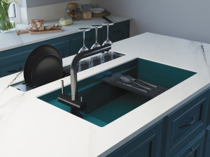 Корзина для кухонной мойки Omoikiri DRY-03 PRO-WG встраиваемая