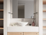 Умывальник Whitecross Jade белый матовый Solid Surface